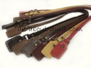 หูหนังปลายต่อเหลี่ยม 40 cm (เหลือ เบจ กับแดง)