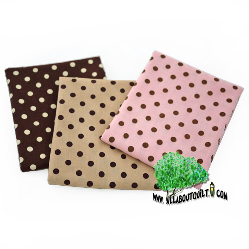 คอตต้อนญี่ปุ่น ลายจุด 8mm  Color Basic collection by lecien 