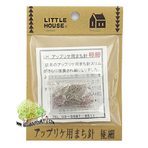 เข็มหมุดสำหรับงาน Applique  pins slim ของ Little House