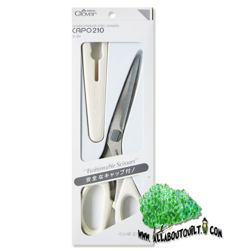 กรรไกร Clover 21 cm สีขาว