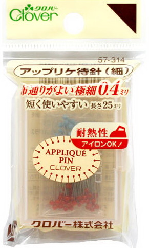 เข็มหมุดสำหรับงาน applique ของ Clover
