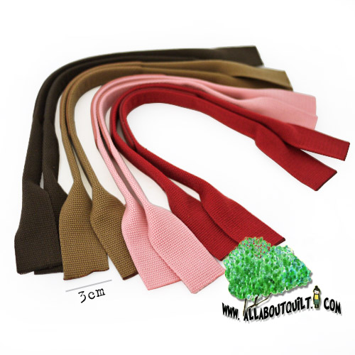 สายกระเป๋า cotton ติดแถบหนัง