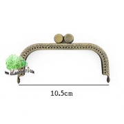 ปิ๊กแป๊กโค้งแป้นแบน สีทองเหลือง ขนาด 10.5cm